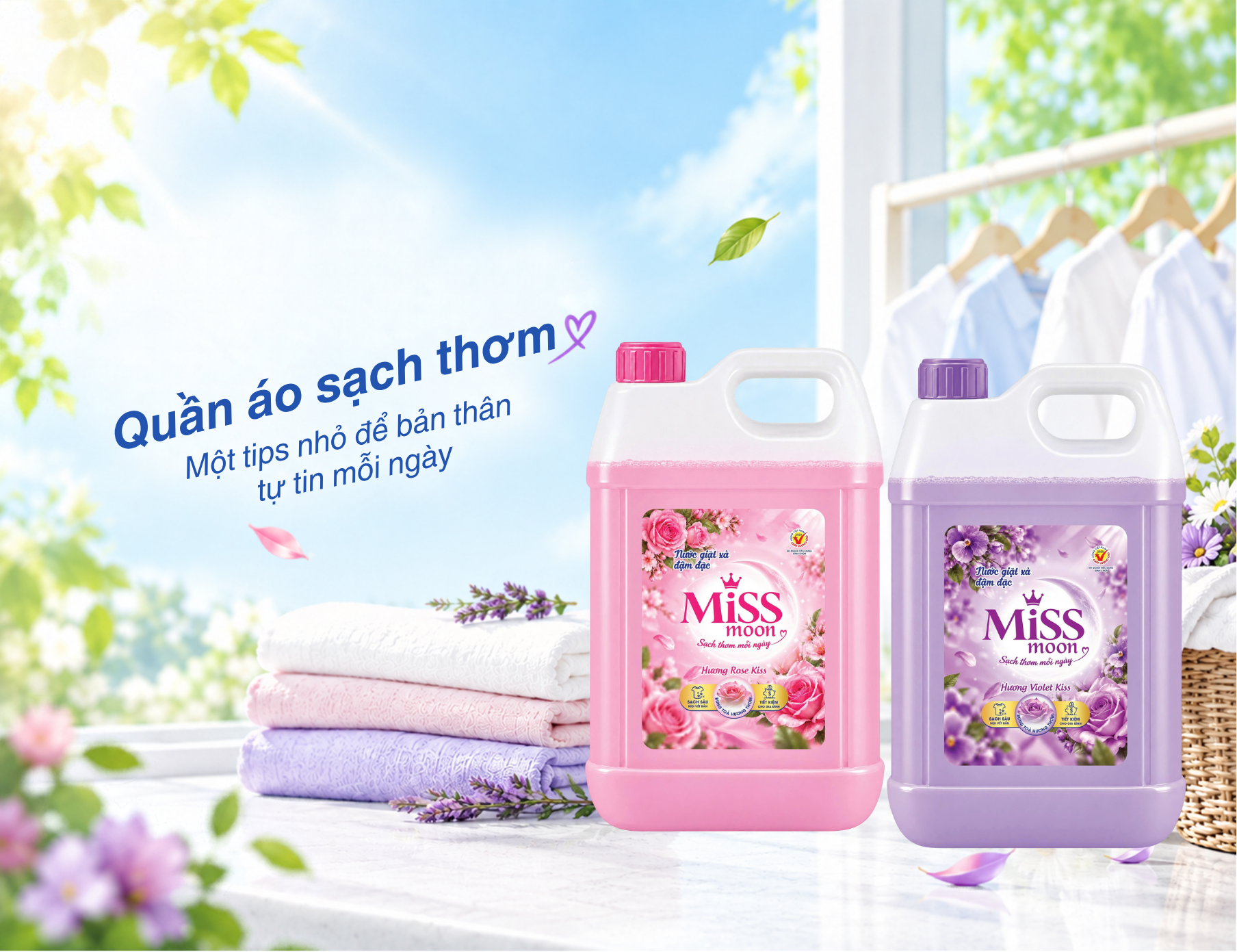 Quần áo sạch thơm – một tips nhỏ để bản thân tự tin mỗi ngày